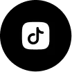 TikTok app icon in white on a black background.